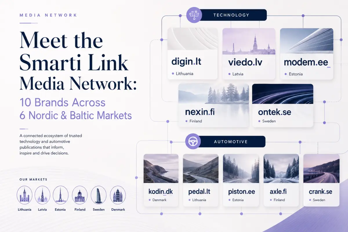 Meet the Smarti Link Media Network: 10 Brands Across 6 Nordic & Baltic Markets
